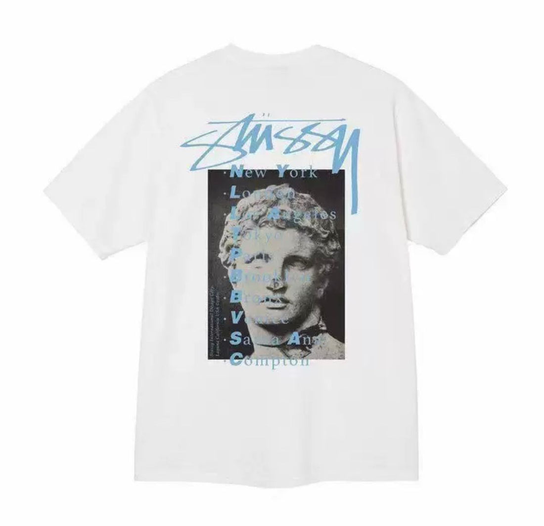 Stüssy-ניו יורק לבן